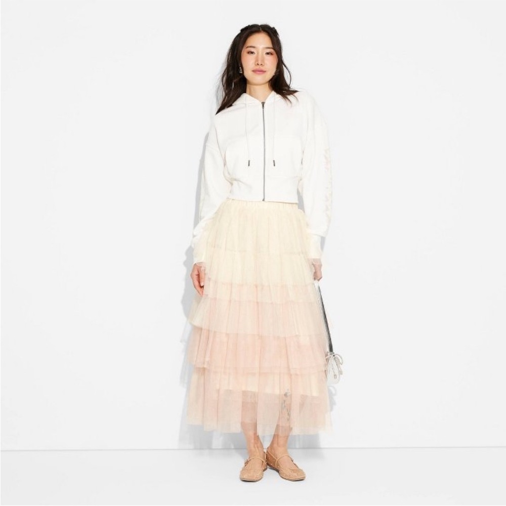 Target Adult Wicked Tulle Graphic Blush Skirt NWT